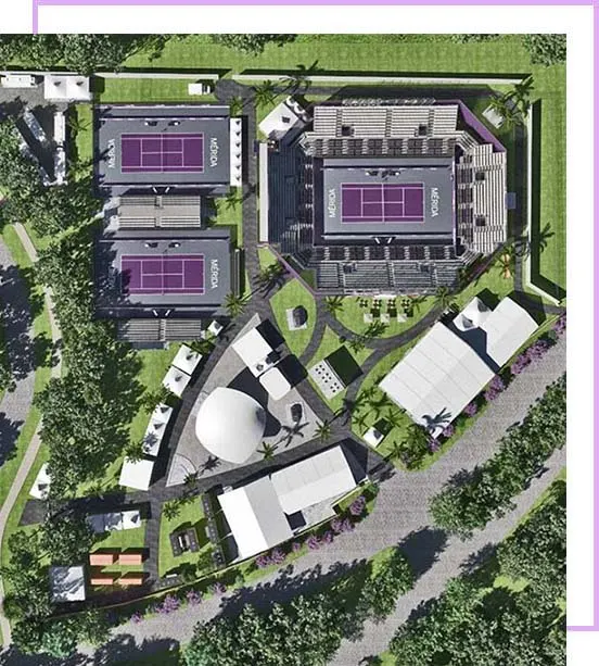 Complejo deportivo - Merida Open WTA Tour: AKRON 2023