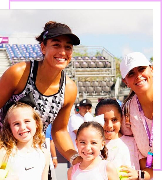 Niños comparten con jugadoras profesionales el Kids Day del Merida Open Akron - Merida Open WTA Tour: AKRON 2023